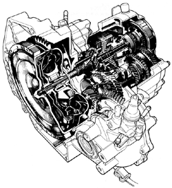 ロックアップ機構付ホンダマチック4速フルオート