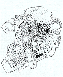 PGM-FI+12バルブ・クロスフロー1800・インジェクションエンジン