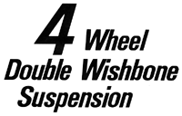 4 Wheel Double Wishbone Suspension