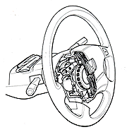 SRSエアバッグシステム構造図 