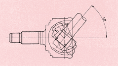 ドライブシャフト高角度アウトポートジョイント