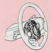 SRSエアバッグシステム〔Type II〕透視図