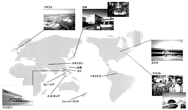 シビック世界12ヵ国の生産拠点