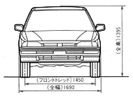 二面図5ドアJX-i（フロント）