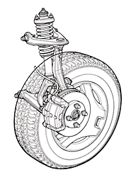 フロント・ダブルウイッシュボーン・サスペンション