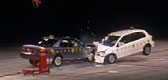 テスト車両によるクルマ相互の衝突実験