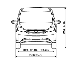 正面図