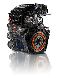 Photo：Hondaハイブリッドシステム（1.3L i-VTECエンジン＋IMA）