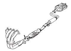 エキゾーストシステム図