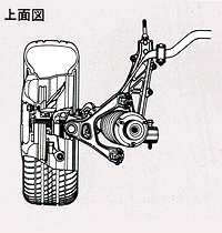 サスペンション上面図