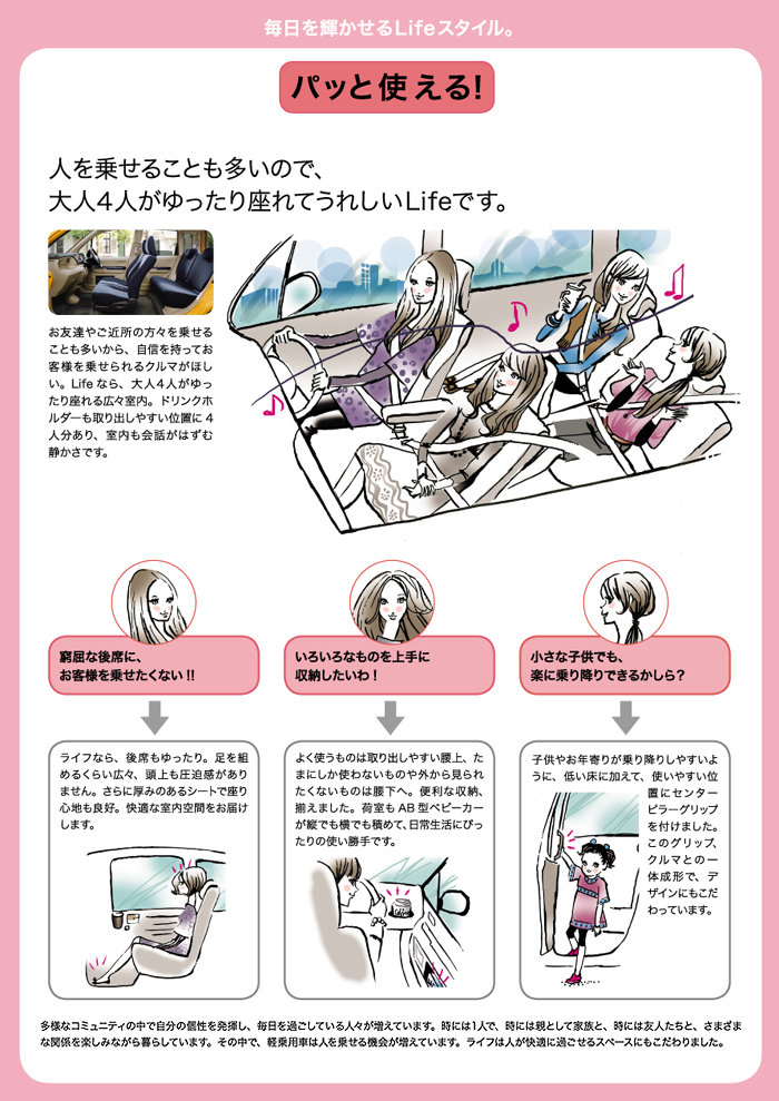 毎日を輝かせるLifeスタイル。パッと使える！