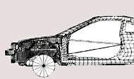 衝撃エネルギーを吸収するフレームワーク