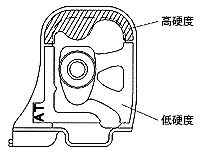 2色成形フロントエンジンマウント