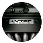 全域トルクフルな走りと低燃費を両立し、優れたクリーン性能をも達成した、2.4L DOHC i-VTECエンジン。（24Z）