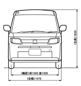 正面図