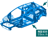 衝突安全設計ボディ