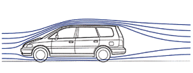 空力特性フォルム側面