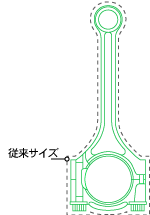 浸炭鍛造コンロッド