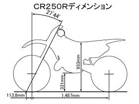 CR250Rディメンション
