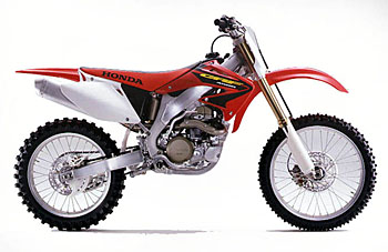 CRF 450R | CR 250R/125R/85R/85R2 2002. 08｜プレス