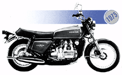 水冷水平対向OHC GL1000