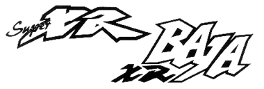 SUPER XR/XR BAJA ロゴ