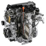 新開発1.8L i-VTECエンジン（カットモデル）