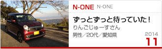 2014N11̉Ƒc N-ONE