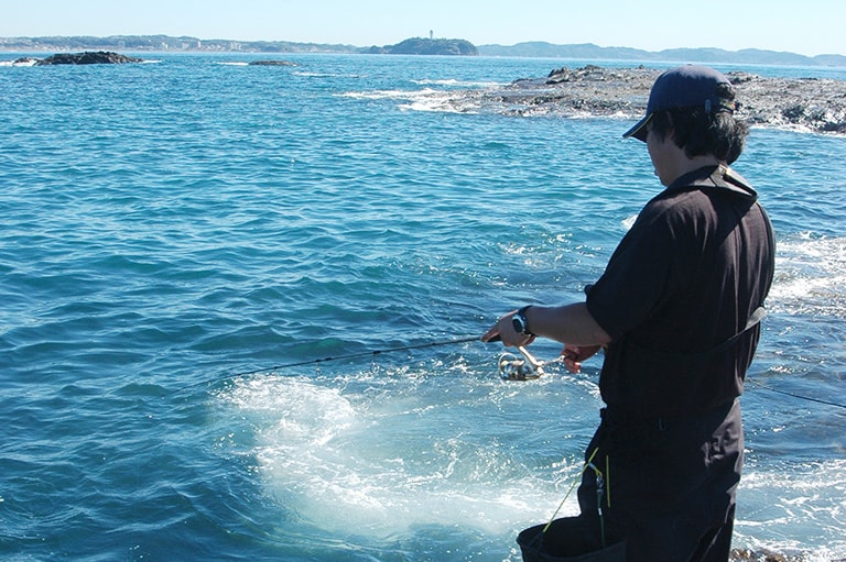 神奈川県／湘南・エボシ岩のカワハギ釣り
