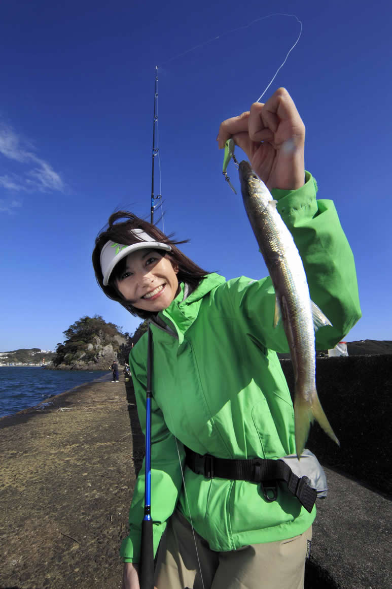 おいしそうでしょ？ このサイズなら、開きにして一夜干しがお勧めなんですって