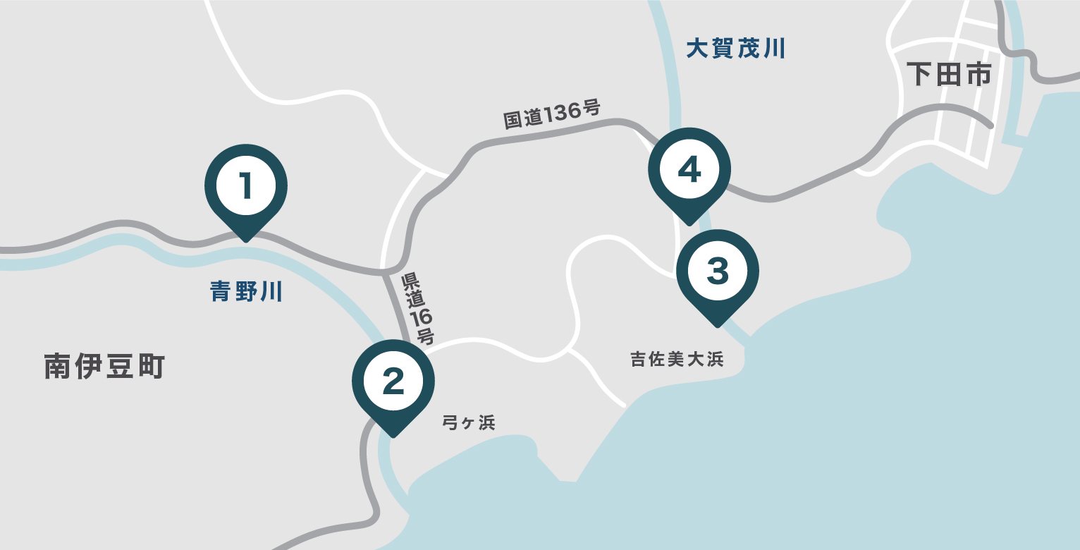 今回のハゼ釣り場マップ