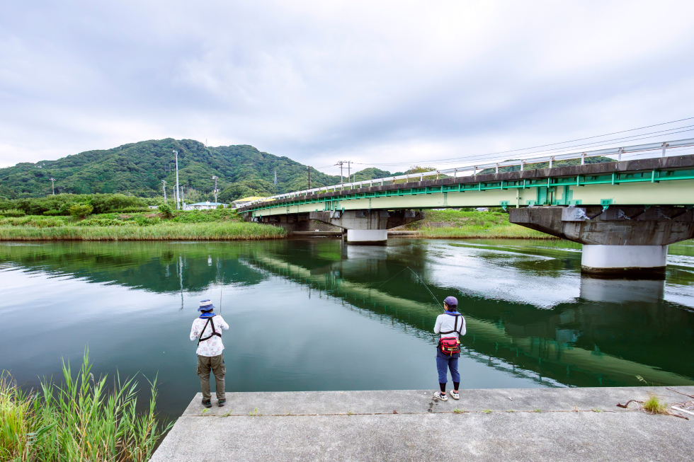 青野川／弓ヶ浜大橋周辺