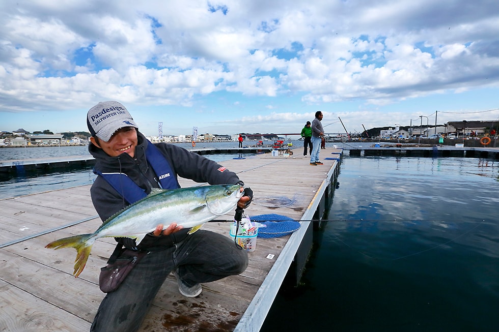 ウキを付けない釣りもぜひ挑戦してみよう。