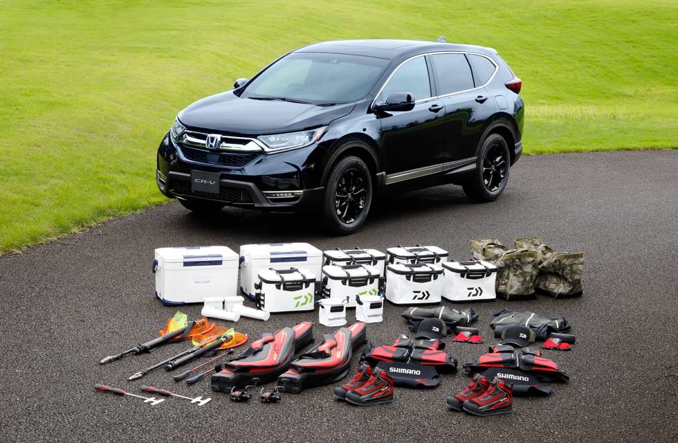 Cr V 釣り道具の上手な積み方 Honda釣り倶楽部 Honda