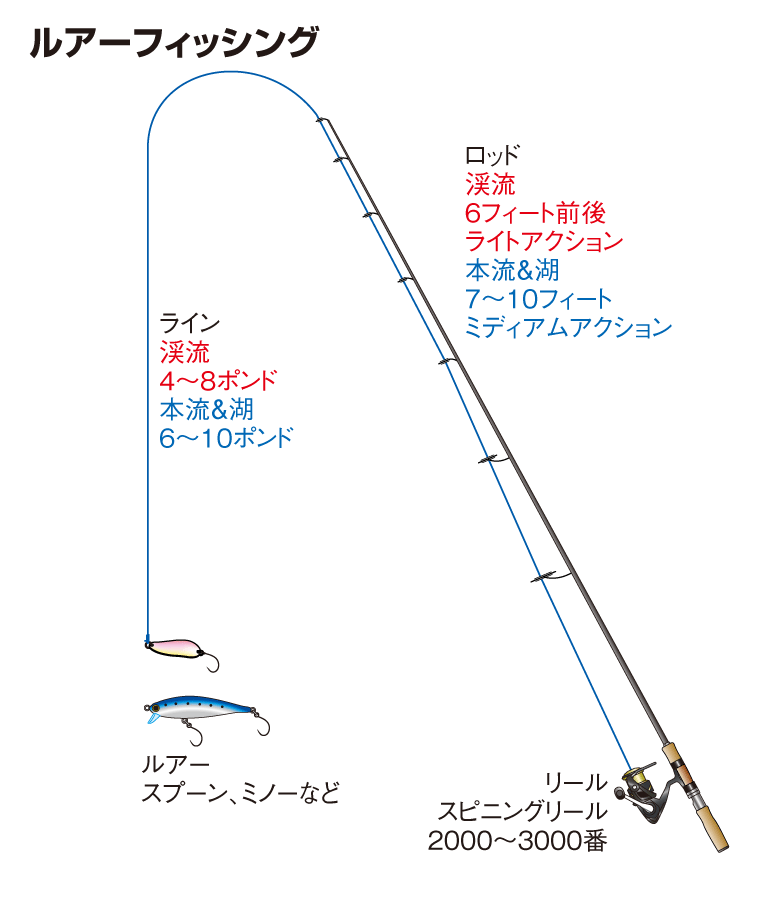 アメマスの仕掛け エサ釣り ルアー 釣魚図鑑 特徴 仕掛け さばき方 Honda釣り倶楽部 Honda