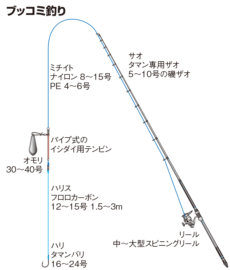 ハマフエフキの仕掛け ルアー ブッコミ釣り 釣魚図鑑 特徴 仕掛け さばき方 Honda釣り倶楽部 Honda