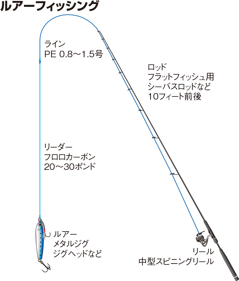 ヒラメの仕掛け ルアー 沖釣り 釣魚図鑑 特徴 仕掛け さばき方 Honda釣り倶楽部 Honda公式サイト