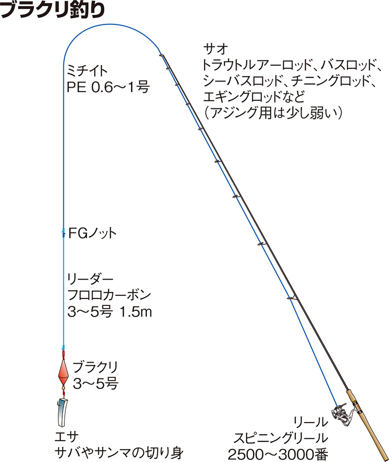 ブラクリ釣り