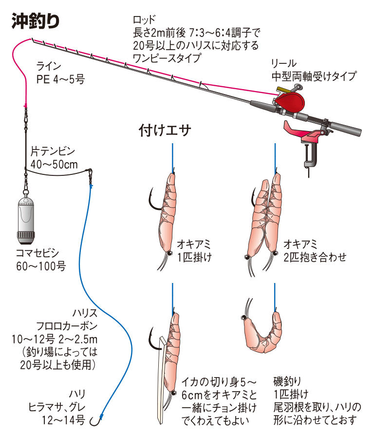 カツオの仕掛け 沖釣り 釣魚図鑑 特徴 仕掛け さばき方 Honda釣り倶楽部 Honda