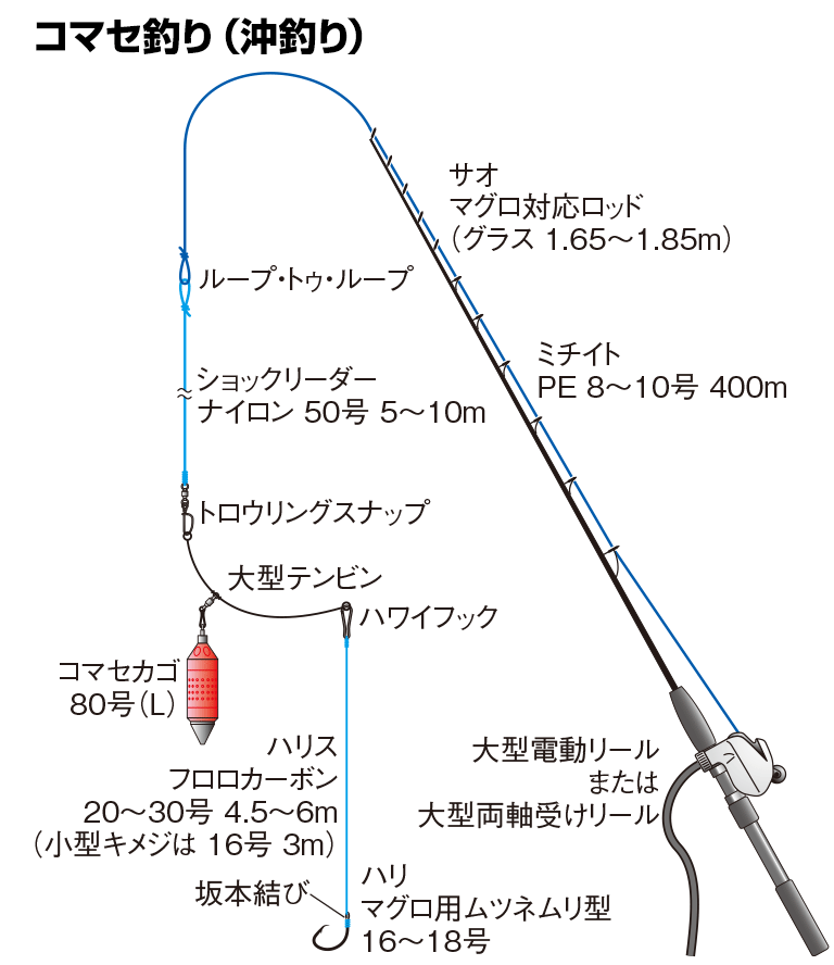 キハダの仕掛け エビング ルアー コマセ釣り 沖釣り 釣魚図鑑 特徴 仕掛け さばき方 Honda釣り倶楽部 Honda公式サイト