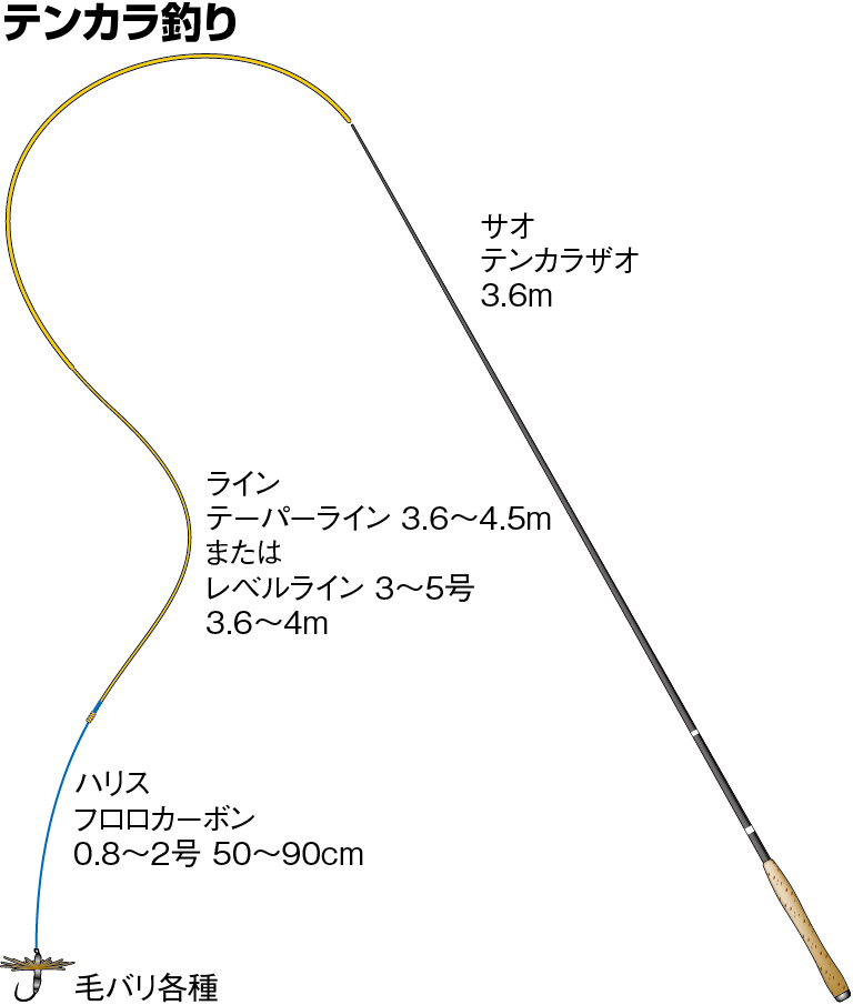 ヤマトイワナの仕掛け テンカラ ルアー チョウチン釣り 釣魚図鑑 特徴 仕掛け さばき方 Honda釣り倶楽部 Honda