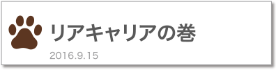 リアキャリアの巻