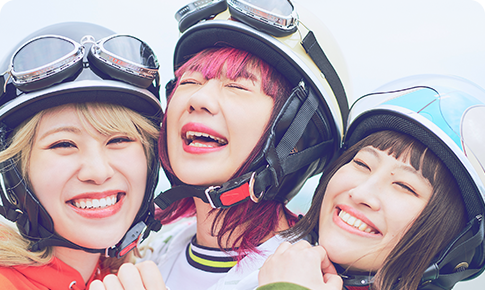 バイクに乗っちゃう?