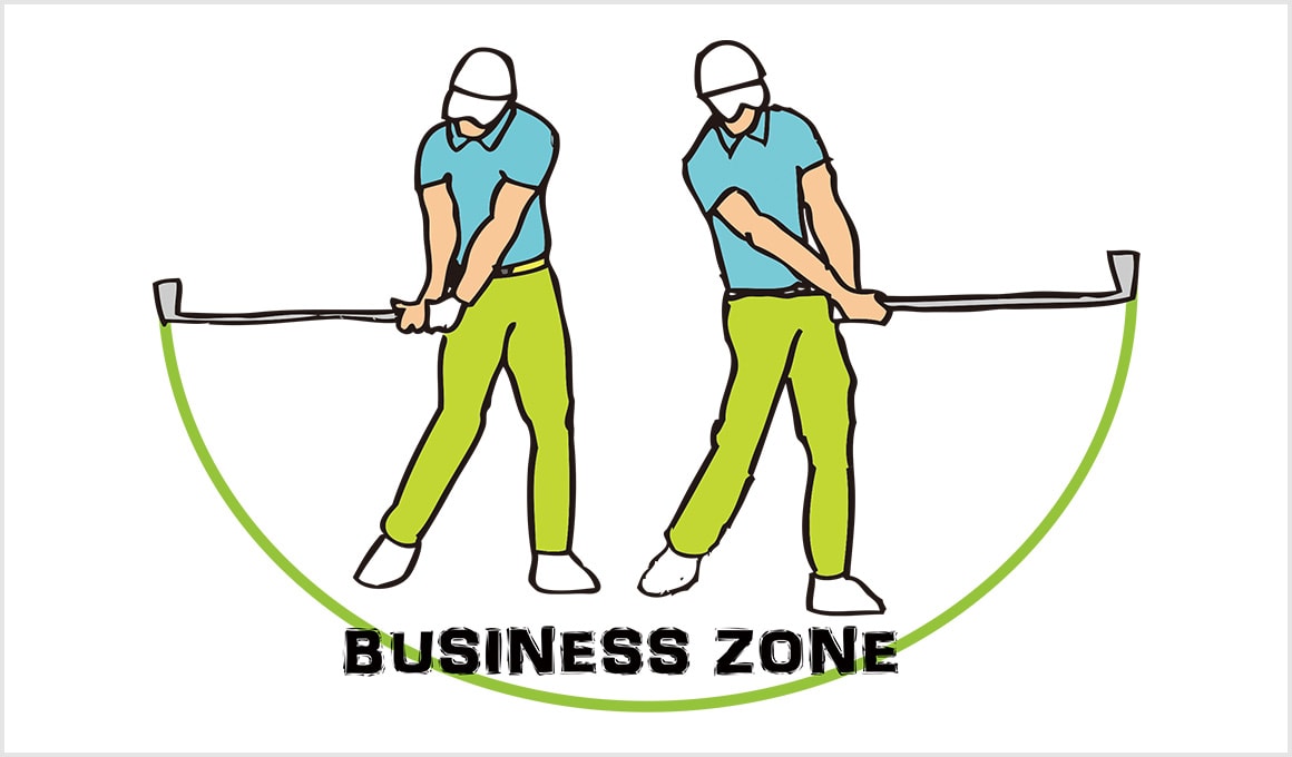 ビジネスゾーン とは スイングの超重要箇所の正しい動かし方 Honda Golf Honda公式サイト