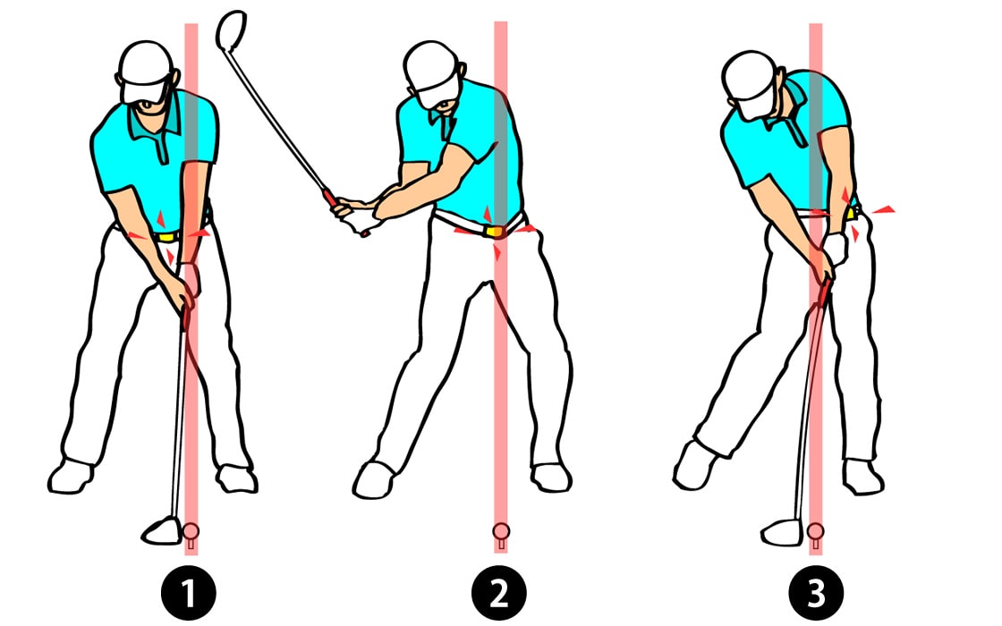 ベルトのバックルに注目して バンプ 動作を習得する スコアアップにつながるゴルフ理論 Honda Golf Honda