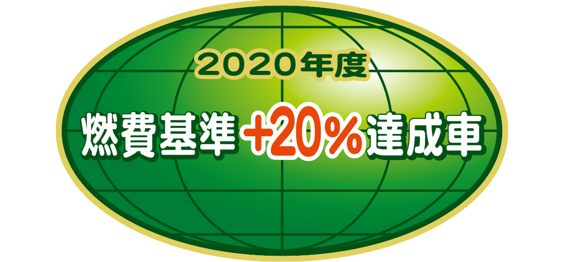 「2020年度燃費基準＋20%達成車」