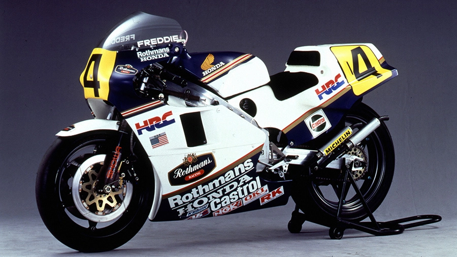 1985年 フレディ・スペンサーのNSR500、RS250RWを特別展示