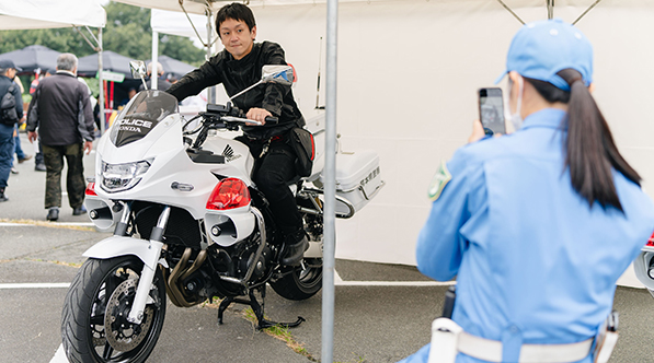 熊本県警察によるブース展示