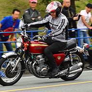 Honda Legendable Motorcycles Demonstration Run