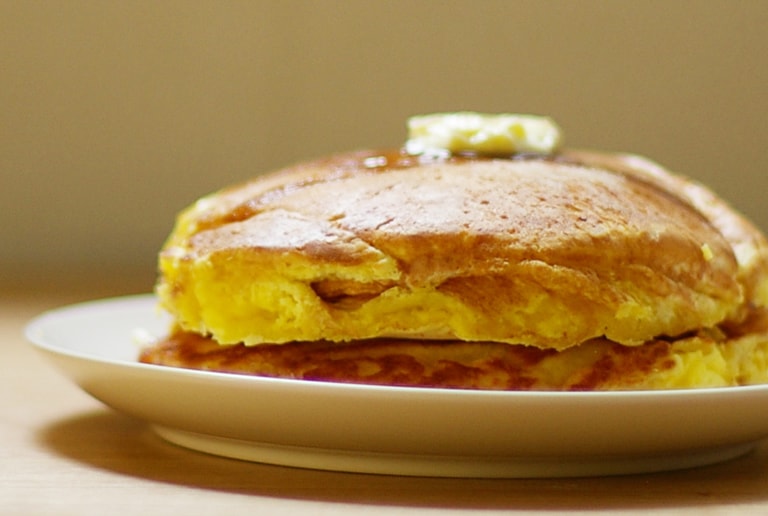 ふわふわホットケーキをつくろう